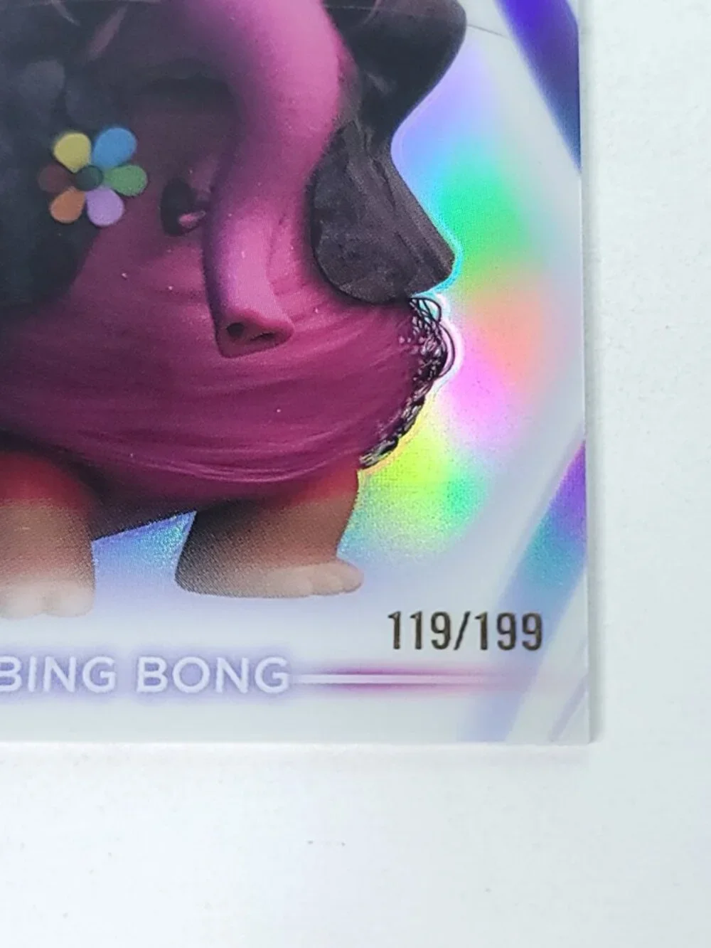 Bing Bong Topps 2026 Disney Neon Holo Chrome Refractor Limited 119/199 CNE